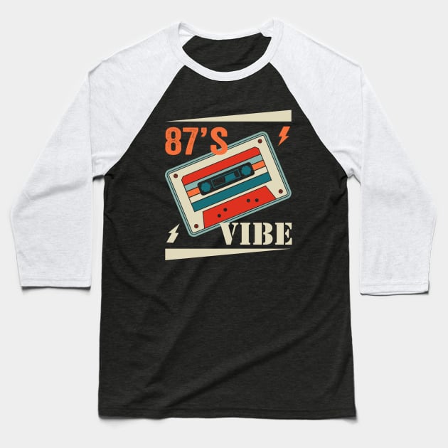 87’s Old Vibe Baseball T-Shirt by Ortumuda